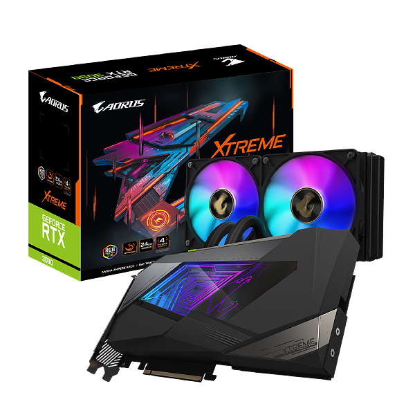 Gigabyte Aorus RTX 3090 Xtreme Waterforce 24GB Graphics Card